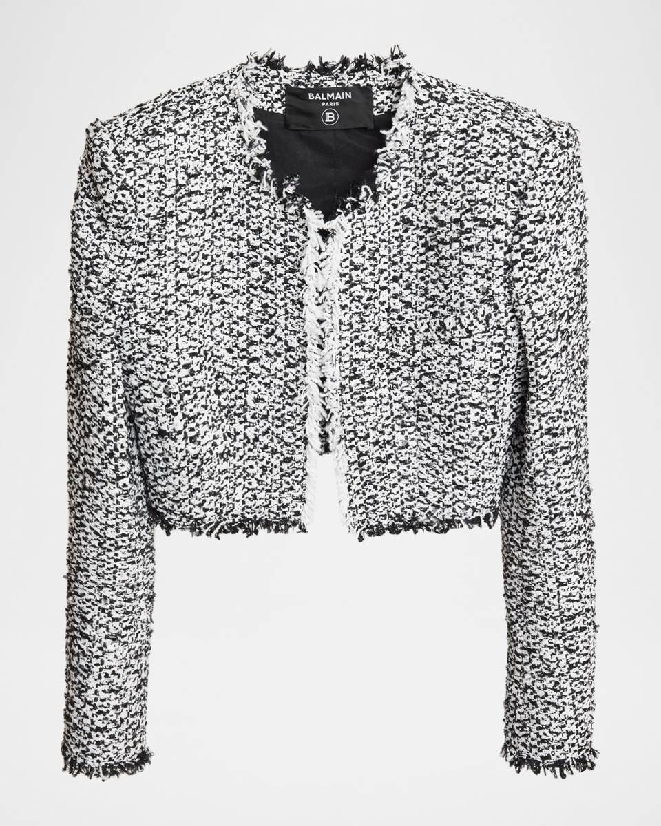 Cropped Tweed Jacket